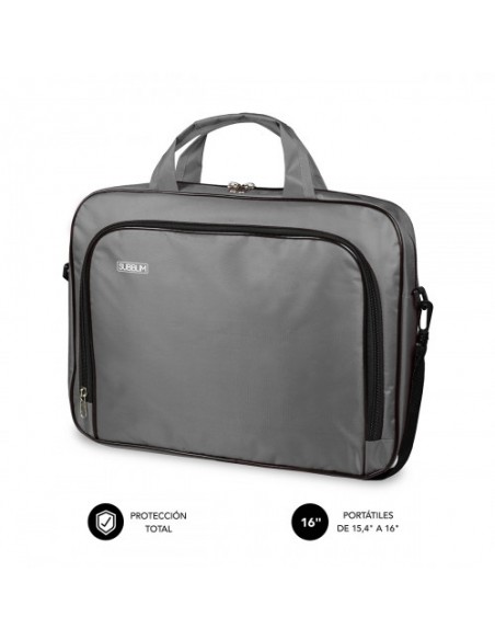 MALETIN PORTATIL SUBBLIM OXFORD 16 GREY