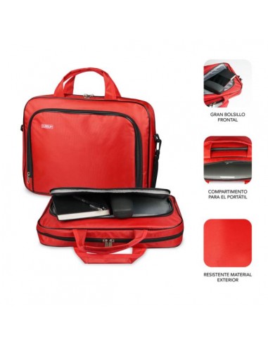 MALETIN PORTATIL SUBBLIM OXFORD 16 RED