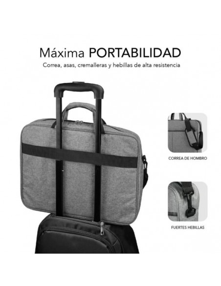 MALETIN PORTATIL SUBBLIM ELITE 13.3 - 14 GREY