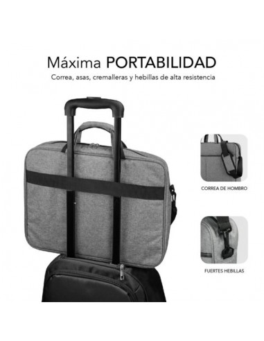 MALETIN PORTATIL SUBBLIM ELITE 15.6 GREY