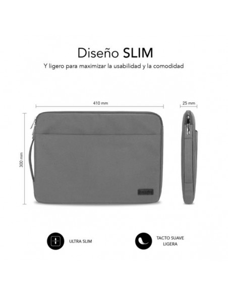 FUNDA PORTATIL SUBBLIM URBAN SLEEVE 15.6 GREY