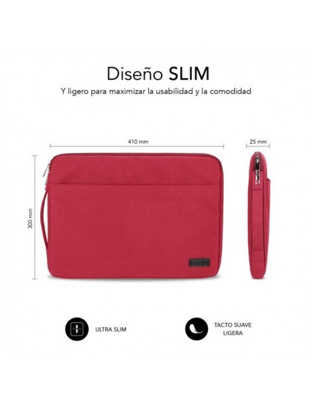 FUNDA PORTATIL SUBBLIM URBAN SLEEVE 15.6 RED