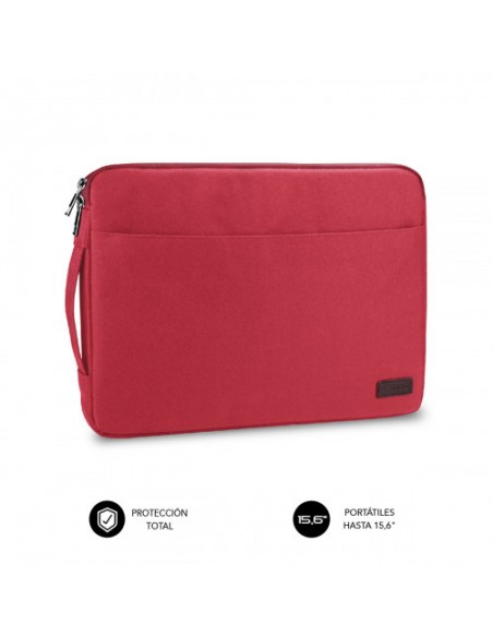 FUNDA PORTATIL SUBBLIM URBAN SLEEVE 15.6 RED