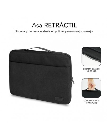 FUNDA PORTATIL SUBBLIM ELEGANT SLEEVE 14 BLACK