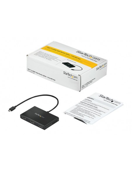 PUERTO REPLICADOR USB-C STARTECH 3XHDMI