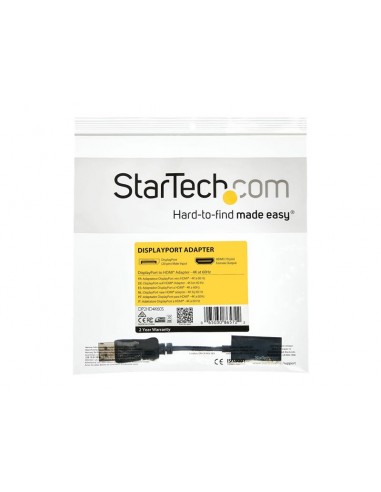 ADAPTADOR STARTECH DISPLAYPORT MACHO...