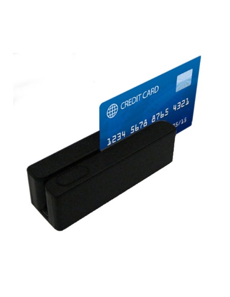 LECTOR BANDA MAGNETICA MSR123 3P USB BLACK