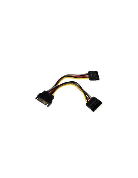 ADAPTADOR STARTECH FUENTE DE ALIMENTACION SATA MACHO / 2X SATA HEMBRA