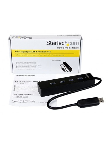 HUB STARTECH ST4300 4 PUERTOS USB 3.0...