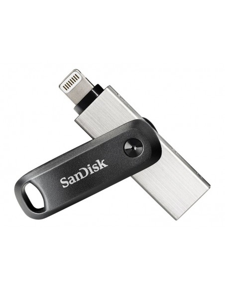 MEMORIA LIGHTNING / USB 3.0 128GB SANDISK IXPAND GO SILVER / BLACK