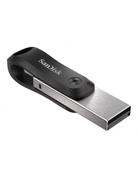 MEMORIA LIGHTNING / USB 3.0 128GB SANDISK IXPAND GO SILVER / BLACK