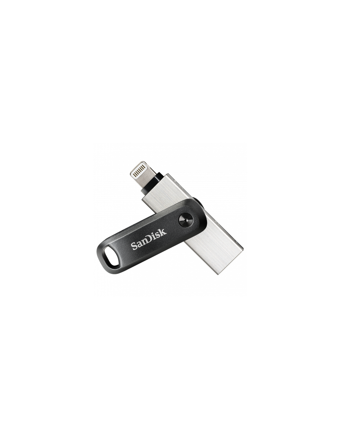 MEMORIA LIGHTNING / USB 3.0 128GB SANDISK IXPAND GO SILVER / BLACK