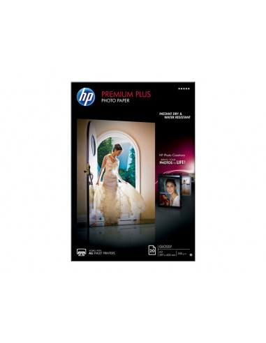 PAPEL HP PREMIUM PLUS PHOTO PAPER GLOSSY A3 20H