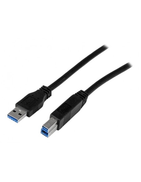 CABLE STARTECH USB 3.0 MACHO / USB 3.0 B MACHO 2M BLACK