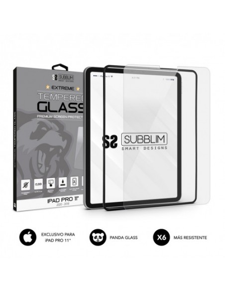 PROTECTOR SUBBLIM CRISTAL TEMPLADO PARA IPAD PRO 11 2020 / 2021