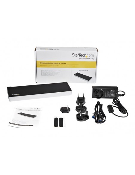 PUERTO REPLICADOR USB 3.0 STARTECH HDMI + RJ45 + 2XDP + 6XUSB 3.0 + JACK