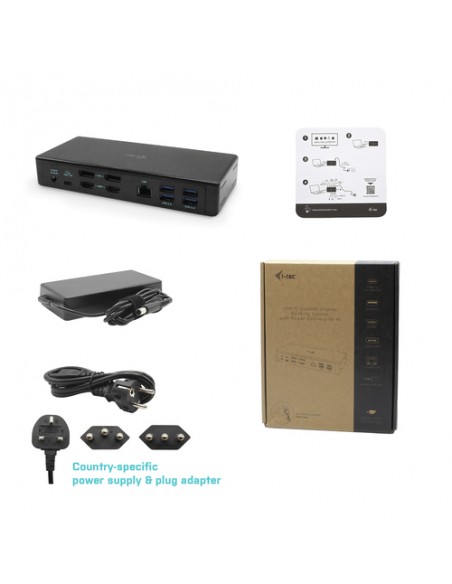 PUERTO REPLICADOR USB-C I-TEC 2XHDMI + RJ45 + 2XDP + 5XUSB 3.0 + USB-C + JACK