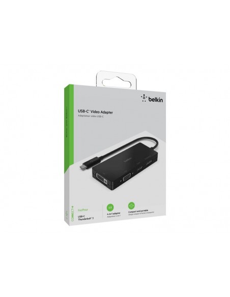 PUERTO REPLICADOR USB-C BELKIN HDMI + DP + VGA + DVI