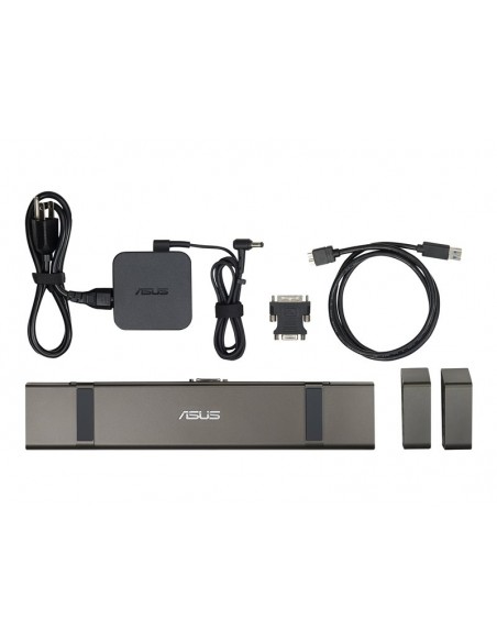 PUERTO REPLICADOR USB 3.0 ASUS HDMI + RJ45 + DVI-I + 4XUSB 3.0 + USB-C + JACK