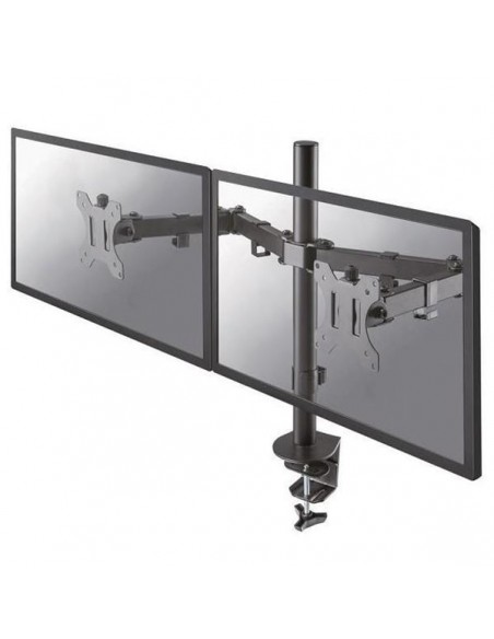SOPORTE MONITOR ESCRITORIO NEWSTAR 2 BRAZOS 10-32 VESA 75/100 MONTAJE PINZA BLACK