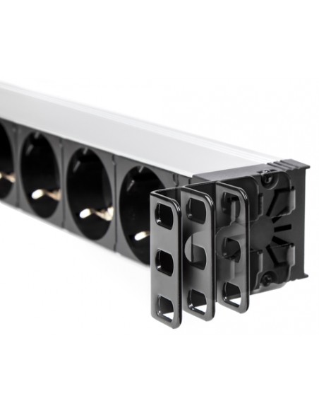 REGLETA SALICRU SPS 8F PDU 8 TOMAS BLACK 1.5M + INTERRUPTOR