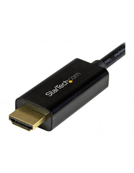 CABLE STARTECH MINI DISPLAYPORT MACHO / HDMI MACHO 2M ULTRA HD 4K BLACK