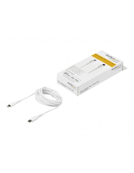 CABLE STARTECH USB-C MACHO / LIGHTNING MACHO 2M WHITE