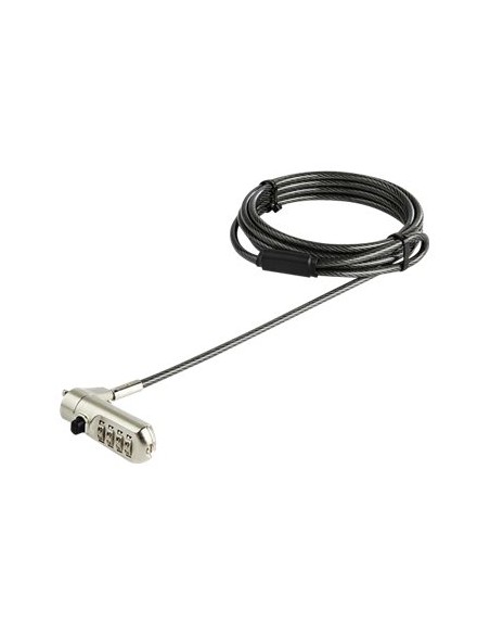 CABLE STARTECH BLOQUEO DE SEGURIDAD CON COMBINACION SILVER / BLACK