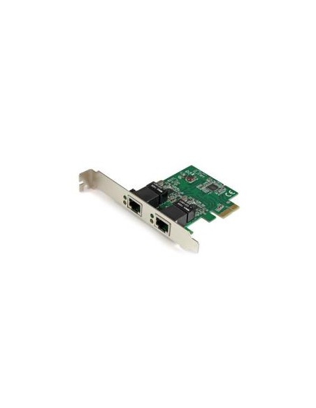 TARJETA RED STARTECH 2X 10/100/1000 PCIE LP