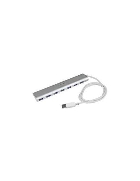 HUB STARTECH 7 PUERTOS USB 3.0 ALUMINIO SILVER