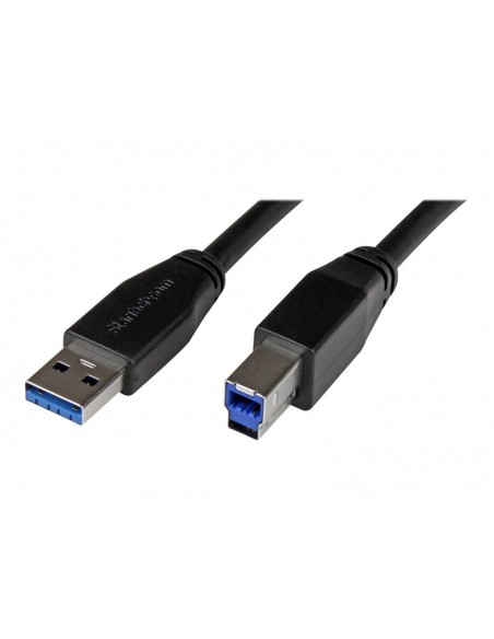 CABLE STARTECH USB 3.0 MACHO / USB 3.0 B MACHO ACTIVO 10M BLACK