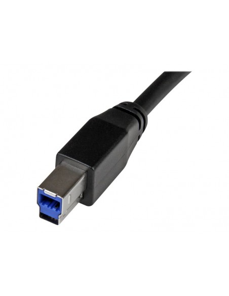 CABLE STARTECH USB 3.0 MACHO / USB 3.0 B MACHO ACTIVO 10M BLACK