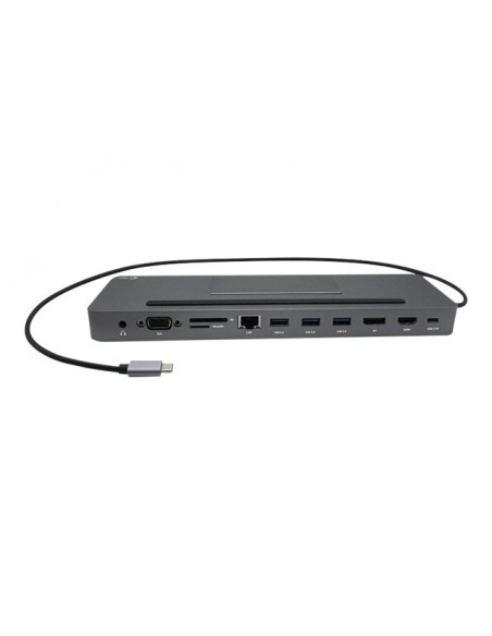PUERTO REPLICADOR USB-C I-TEC HDMI + RJ45 + DP + VGA + 2XUSB 2.0 + 2XUSB 2.0 + USB-C + SD + MICRO SD + JACK