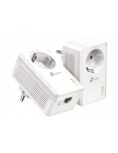 ADAPTADOR PLC TP-LINK PA7017 POWERLINE PASSTHROUGH 1000MBPS KIT 2U 