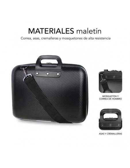 MALETIN PORTATIL SUBBLIM EVA CARBON 13.3 BLACK