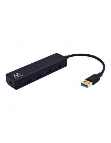 HUB EWENT 4 PUERTOS USB 3.0 BLACK