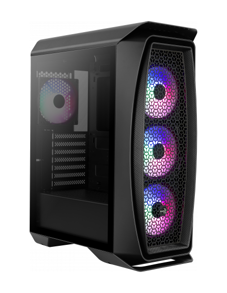 CAJA MEDIATORRE ATX AEROCOOL AERO ONE FROST RGB BLACK USB 3.0