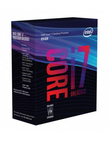 MICROPROCESADOR INTEL CORE I7 8700K 3.70GHZ SOCKET 1151 12MB CACHE BOXED
