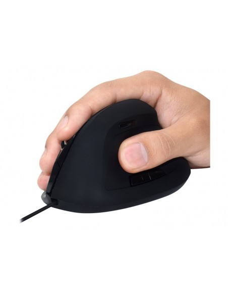 MOUSE EWENT ERGONOMICO VERTICAL 1800DPI USB BLACK