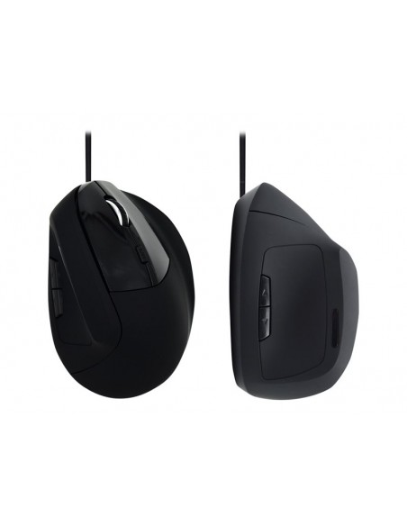 MOUSE EWENT ERGONOMICO VERTICAL 1800DPI USB BLACK