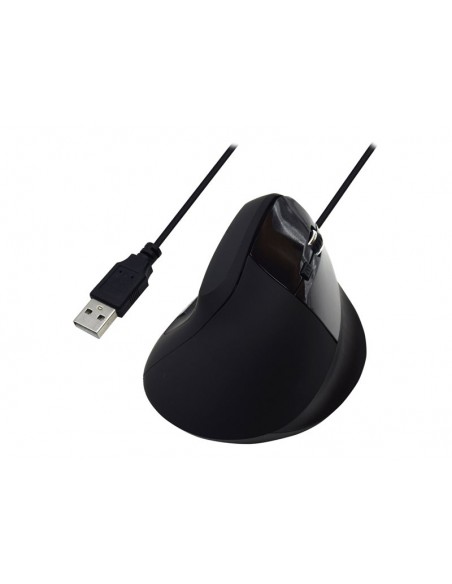 MOUSE EWENT ERGONOMICO VERTICAL 1800DPI USB BLACK