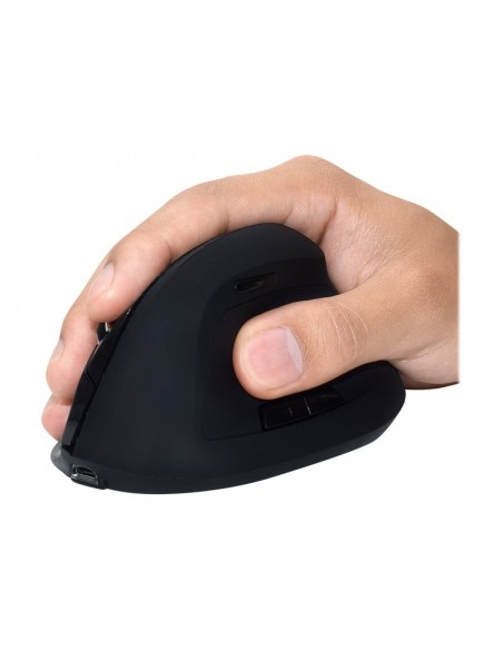 MOUSE EWENT ERGONOMICO VERTICAL WIRELESS 1600DPI BLACK