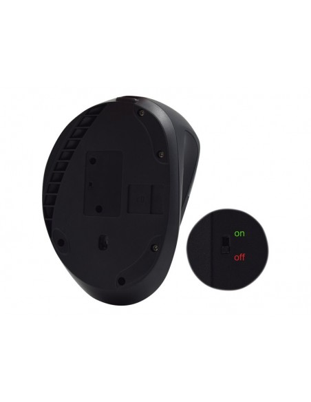 MOUSE EWENT ERGONOMICO VERTICAL WIRELESS 1600DPI BLACK