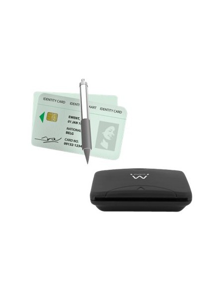 LECTOR DE TARJETAS CHIP DNIE EWENT USB BLACK