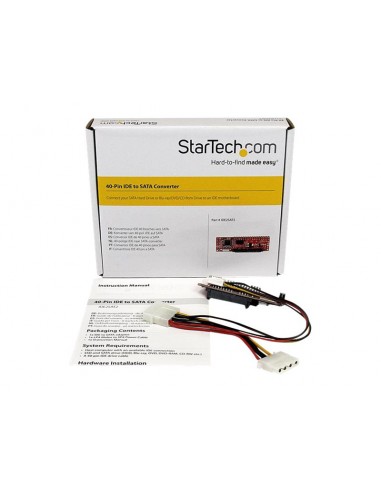 CONVERSOR STARTECH IDE 40 PINS A SATA