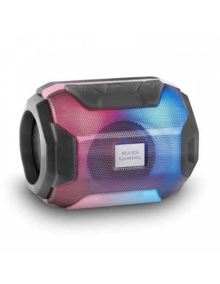 ALTAVOZ BLUETOOTH MARS GAMING MSBAX 10W MICRO SD FM USB RGB BLACK