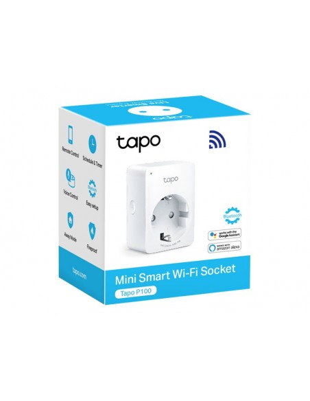 ENCHUFE INTELIGENTE TP-LINK TAPO P100 HOME WIFI 