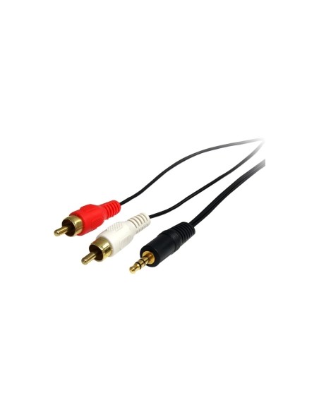 CABLE STARTECH AUDIO JACK 3.5MM MACHO / 2X RCA MACHO 0.9M