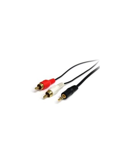 CABLE STARTECH AUDIO JACK 3.5MM MACHO / 2X RCA MACHO 0.9M
