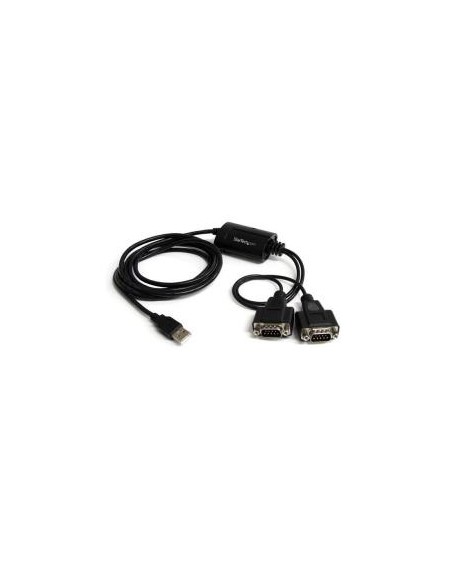 CABLE STARTECH USB / 2X SERIE CON RETENCION COM 1.8M